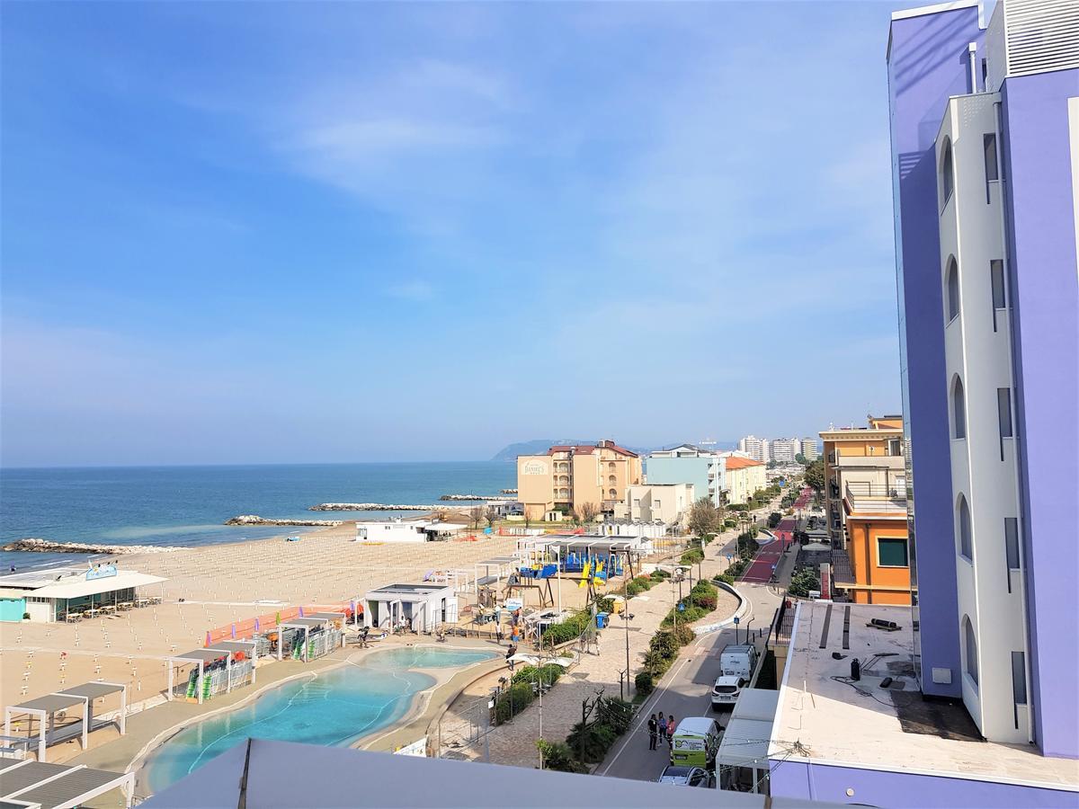 Hotel Villa Rosa Misano Adriatico Esterno foto